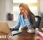 Mediador de Allianz trabajando desde casa