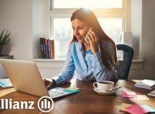 Mediador de Allianz trabajando desde casa
